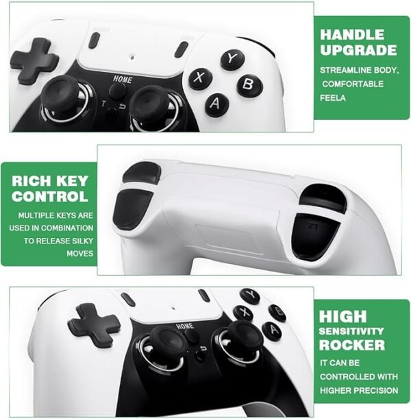 Retro Video Game Console,Retro Play Game Stick,Nostalgia Stick Game,Plug and Play Video Game Stick Built in 20000+ Games,Consoles with Dual 2.4G Wireless Controllers (M8 PLUS-64G) - Image 3
